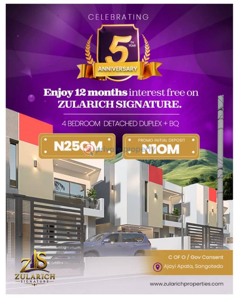 3 bedroom Terraced Duplex For Sale Ajayi Apata Sangotedo Ajah Lagos - 2