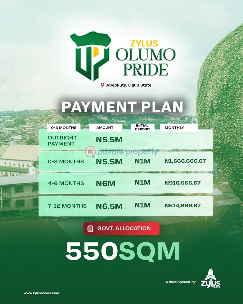Residential Land For Sale Oke Ata Abeokuta Ogun - 1