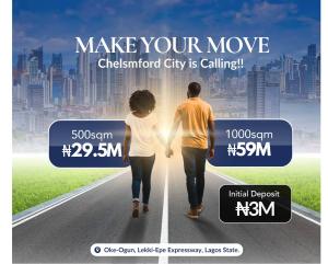 Mixed use Land For Sale Okegun Off Lekki Express Way Chemsford City Okegun Ikegun Ibeju-Lekki Lagos