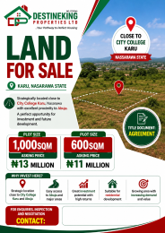 Mixed use Land For Sale Close To City College Karu Nasarawa, Close To Abuja Karu Abuja Phase 4 