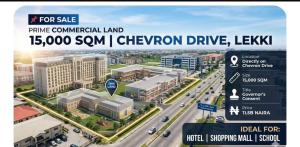10 bedroom Commercial Land For Sale Chevron Drive Lekki Lagos