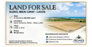 Mixed use Land For Sale Idera Scheme Eleko Junction Y Eleko Ibeju-Lekki Lagos