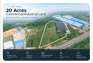 Commercial Land For Sale Mowe Sagamu Ogun