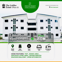 2 bedroom Shared Apartment For Sale Galilee Estate, Gitto Estate Km, Obirikwere Fly Over East West Road Port Harcourt Rivers