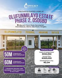 2 bedroom Semi detached Duplex For Sale Olufunmilayo Estate Phase 2. Osogbo Osun