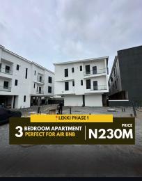 3 bedroom Block Of Flats For Sale Lekki Phase 1 Lagos