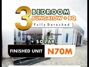 3 bedroom Bungalow For Sale Awoyaya Ajah Lagos