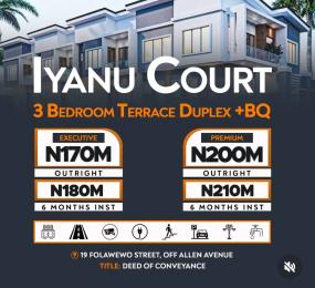 3 bedroom Duplex For Sale Off Allen Avenue Iyana Court Allen Avenue Ikeja Lagos