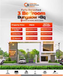 3 bedroom Detached Bungalow For Sale Celebration Parkland Estate & Resort Ibeju Lekki Lagos Eleko Ibeju-Lekki Lagos