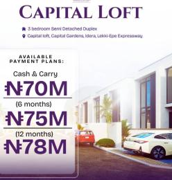 3 bedroom Duplex For Sale Eleko Off Lekki Express Way Capital Loft Eleko Ibeju-Lekki Lagos