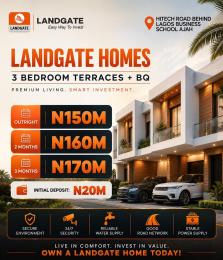 3 bedroom Terraced Duplex For Sale Land Gate Home Hi Tech Road Behind Lagos Business School Ajah Lagos