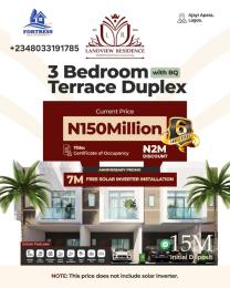 3 bedroom Terraced Duplex For Sale Lekki, Sangotedo Sangotedo Ajah Lagos