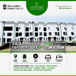 3 bedroom Terraced Duplex For Sale Galilee Estate, Gitto Estate Km 4, Obirikwere Fly Over East West Road Port Harcourt Rivers