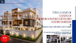 5 bedroom Detached Duplex For Sale Ibadan North West Oyo