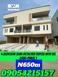 4 bedroom Semi detached Duplex For Sale Lekki Phase 1 Lagos