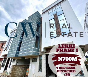 4 bedroom Semi detached Duplex For Sale Lekki Phase 1 Lagos