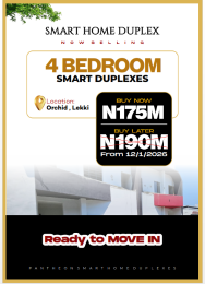 4 bedroom Semi detached Duplex For Sale Orchid Estate Chevron Drive Lekki Lagos
