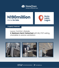 4 bedroom Semi detached Duplex For Sale Ikota Lekki Lagos