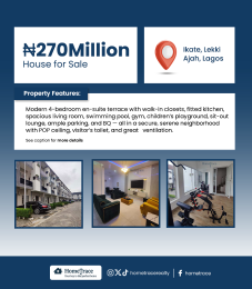 4 bedroom Semi detached Bungalow For Sale Ikate Lekki Ajah Lagos 4 bedroom Semi detached Bungalow For Sale Ikate Lekki Ajah Lagos