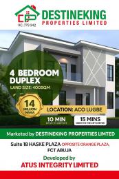 4 bedroom Residential Land For Sale Aco Estate Lugbe Abuja Phase 4 