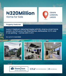 4 bedroom Detached Duplex For Sale Osapa London Lekki Lagos 4 bedroom Detached Duplex For Sale Osapa London Lekki Lagos