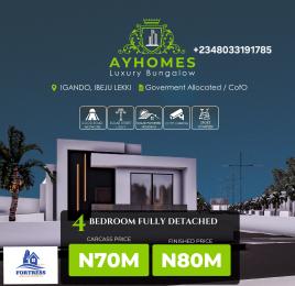 4 bedroom Detached Bungalow For Sale Igando, Ibeju Lekki Lakowe Ajah Lagos