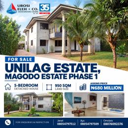 5 bedroom House For Sale Unilag Estate Magodo Kosofe/Ikosi Lagos