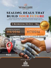 5 bedroom Detached Duplex For Sale Victoria Garth Castle Estate Vgc Main Lekki Victoria Garden City Lekki Lagos