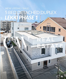 5 bedroom Detached Duplex For Sale Lekki Phase 1 Lagos