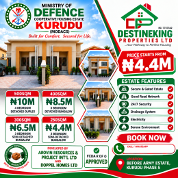 4 bedroom Residential Land For Sale Defense Cooperative Estate Kurudu Kurudu Abuja Phase 4 