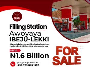 Filling Station For Sale Awoyaya Ajah Lagos