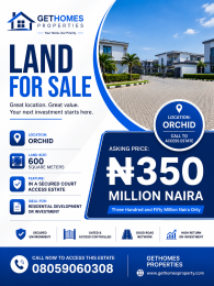 Residential Land For Sale Orchid Lafiaji Lekki Lagos