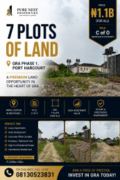 Commercial Land For Sale Gra Phase 1, Port Harcourt, Rivers State. New GRA Port Harcourt Rivers