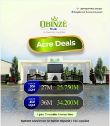 Mixed use Land For Sale Obinze Enugu In Ugwogo, Nike Very Close To Nike Lake Resort Amankpaka Market Ugwogo Nike Roundabout Maduka University Enugu Suburb Enugu Area 