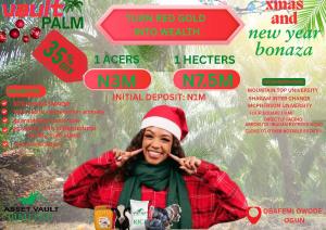 Mixed use Land For Sale Vault Palm Selling On Promo Price With 80 Palm Trees Located In Obafemi Owode Ogun