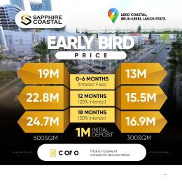 Mixed use Land For Sale Sapphire Coastal Estate Ibeju Lekki Lagos La Campaigne Tropicana Ibeju-Lekki Lagos