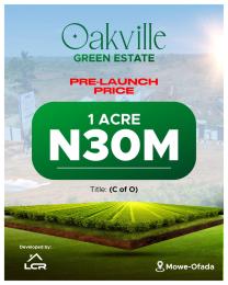 Residential Land For Sale Oakville Green Estate Mowe/ofada Mowe Ogun area 