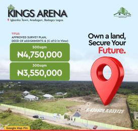 Residential Land For Sale King Arena Estate, Igbanko Town, Aradagun, Badagry Lagos. Badagry Lagos