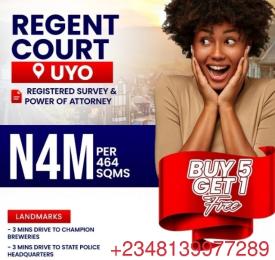 Residential Land For Sale Regent Court, Shelter Antique Extension, Uyo Uyo Akwa Ibom