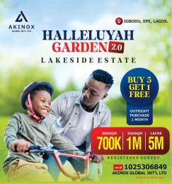 Land For Sale Halleluya Gardens Estate 2.0 Located At Igbodu Epe Lagos