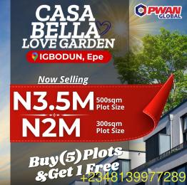 Mixed use Land For Sale Igbodu Epe Lagos