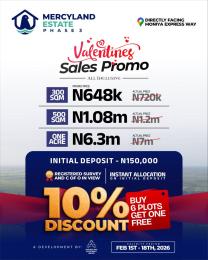 Residential Land For Sale Moniya, Ibadan, Mercy Land Estate Ibadan Oyo