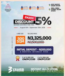 Residential Land For Sale Lavida Prime Estate Phase 3: 📍: Ago Iwoyeogun State *land Title:*: Registered Survey With C Of O In View Ijebu Ogun