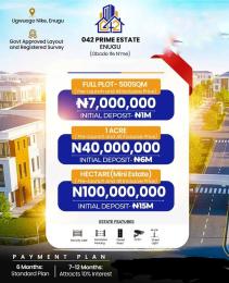 Land For Sale O42 Prime Estate, Ugwuogo Nike, Enugu State Nigeria. Enugu Area 