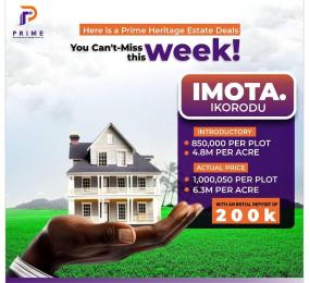 Residential Land For Sale Prime Heritage Estate Ikorodu Ikorodu Lagos Residential Land For Sale Prime Heritage Estate Ikorodu Ikorodu Lagos