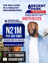 Land For Sale Close To Mayfair Gardens, Awoyaya Ibeju-Lekki Lagos Land For Sale Close To Mayfair Gardens, Awoyaya Ibeju-Lekki Lagos
