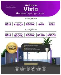 Residential Land For Sale Aviance Vista Estate Adjacent To Epe Toll Gate 7 Minute To Ijebu Ode Expressway Ijebu Ode Ogun