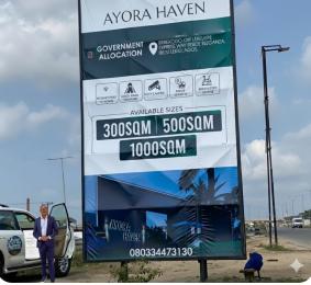 Mixed use Land For Sale Beside Eleganza Off Lekki Epe Expressway Ayora Haven Iberekodo Ibeju-Lekki Lagos
