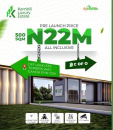 Residential Land For Sale Kambili Luxury Estate, Ilamija, Lekki Epe Expressway Eleran Igbe Ibeju-Lekki Lagos