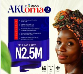 Residential Land For Sale 7 Minutes Drive To Owo Junction, 5 Minutes Drive To Governor's Office, 3 Minutes Drive To Modern International School, 5 Minutes Drive To Smart City Owo Enugu Suburb Enugu Area 